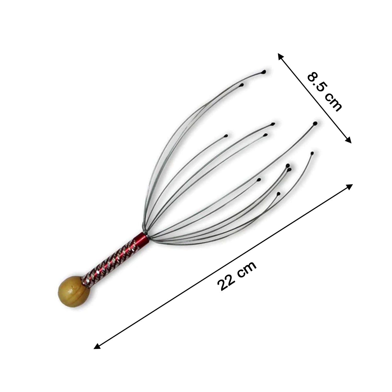 Head massager for stress relief, handheld design for easy use. Head massager for stress relief, handheld design for easy use.